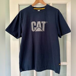 Caterpillar CAT Workwear Relaxed Fit Tee Navy Blue Men’s Size Medium